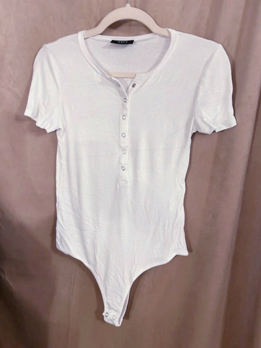 VICI COLLECTION RIBBED BODYSUIT